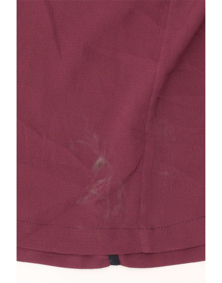 Marks & Spencer Blusa regular para mujer UK 20 2XL Poliéster burdeos