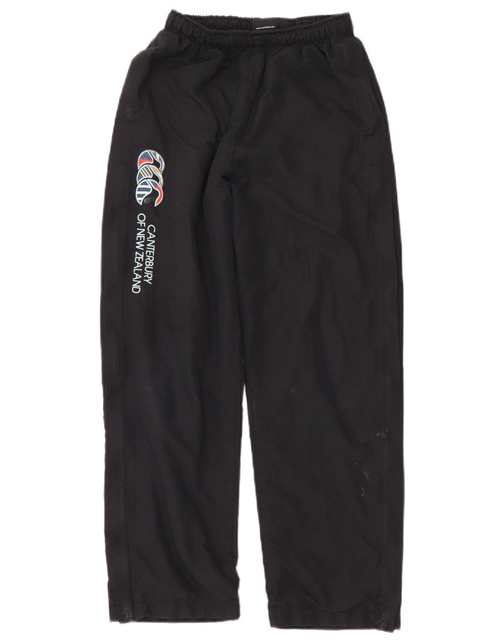 Canterbury Pantalones de chándal con estampado gráfico para niño 13-14 años Negro Poliéster