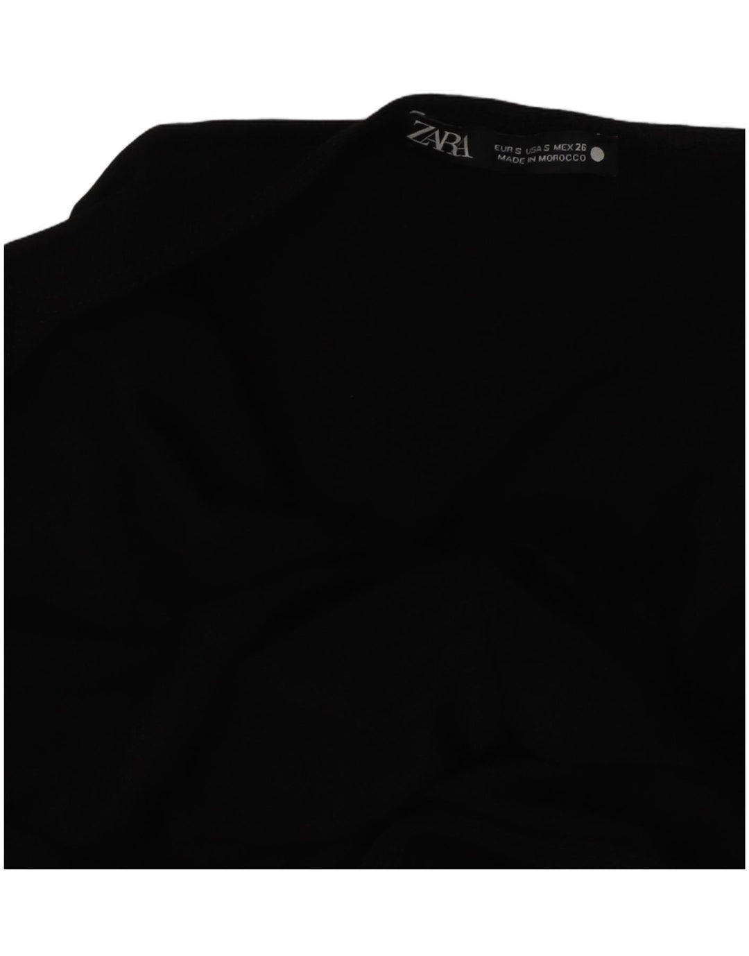 ZARA Womens Bodysuit UK 8 Small Black Colourblock