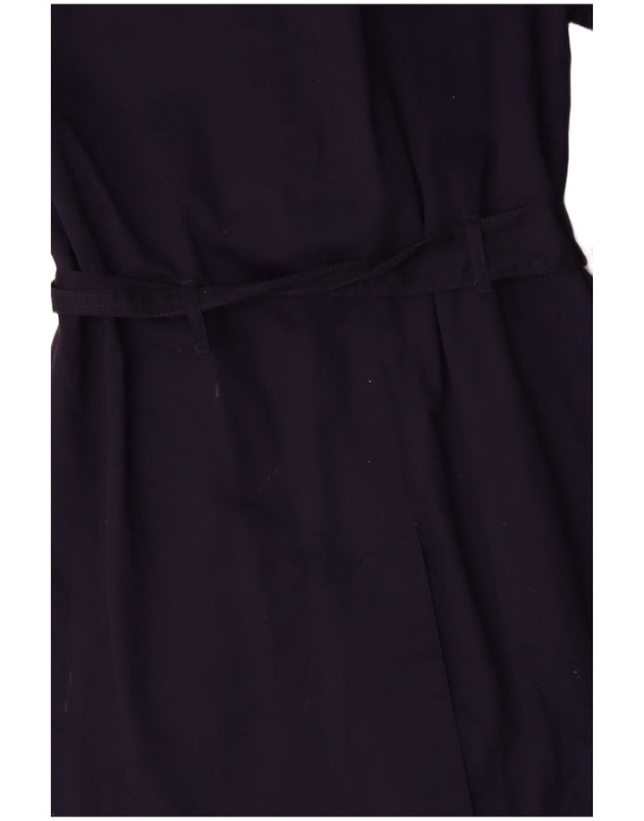 Marks & Spencer Gabardina para mujer Reino Unido 44 Algodón azul marino mediano