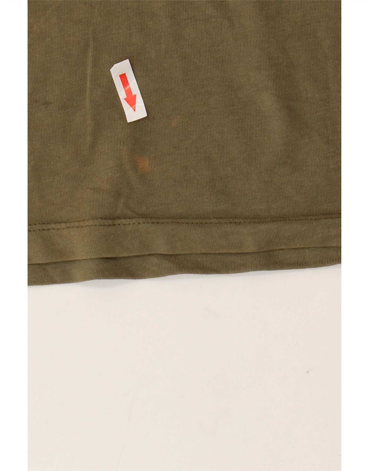 Jack & Jones Hombre Camiseta Top Large Khaki Algodón