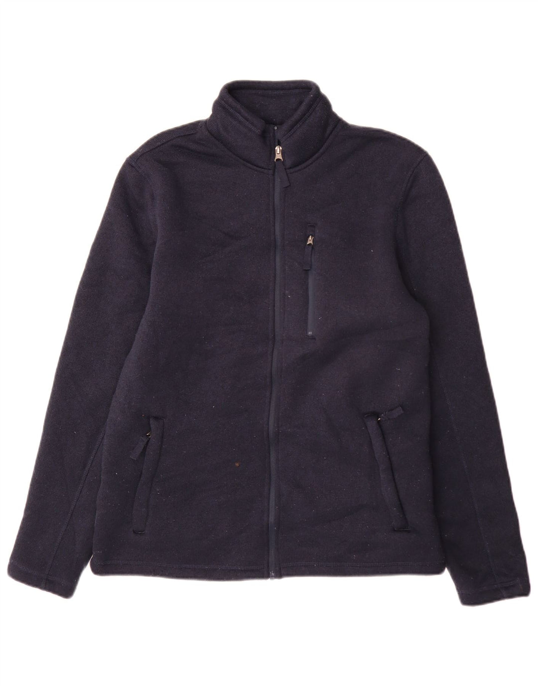 Marks & Spencer Chaqueta tipo chándal Sherpa para hombre Poliéster azul marino mediano