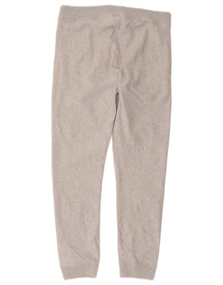 Champion Pantalones De Chándal De Tejido Inverso para Mujer Joggers UK 44 Gris Medio