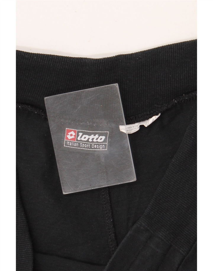 Lotto Pantalones Capri de Chándal para Mujer UK 44 Mediano Negro