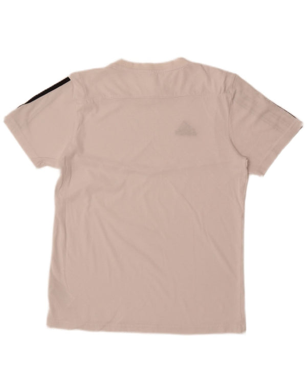 Adidas Hombre Aeroready Camiseta Top Pequeño Algodón Blanco