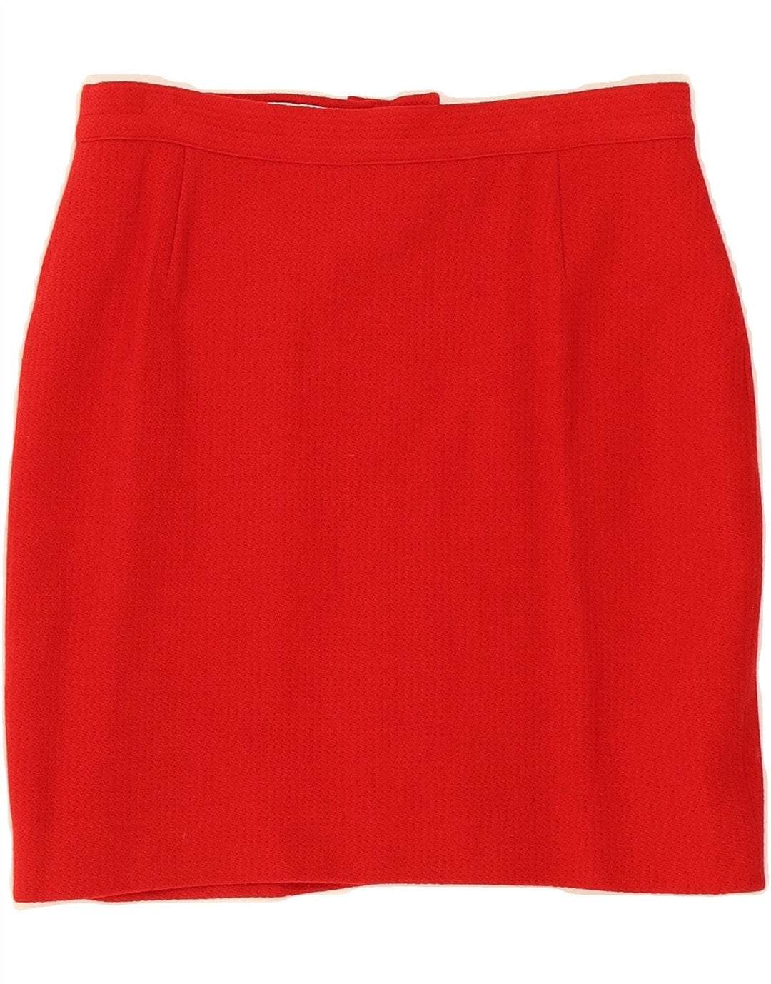 CRISTINA DE BRAUD Womens Pencil Skirt W28 Medium Red Vintage Cristina De Braud and Second-Hand Cristina De Braud from Messina Hembry 