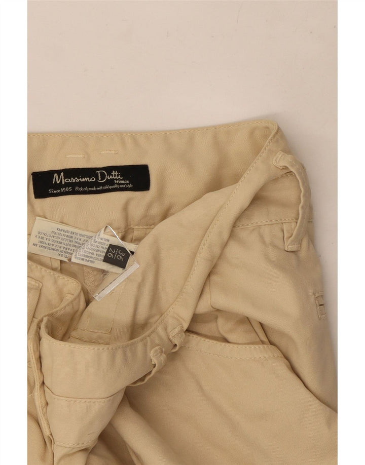 Massimo Dutti Shorts Casuales Mujer EU 36 Small W27 Beige Algodón