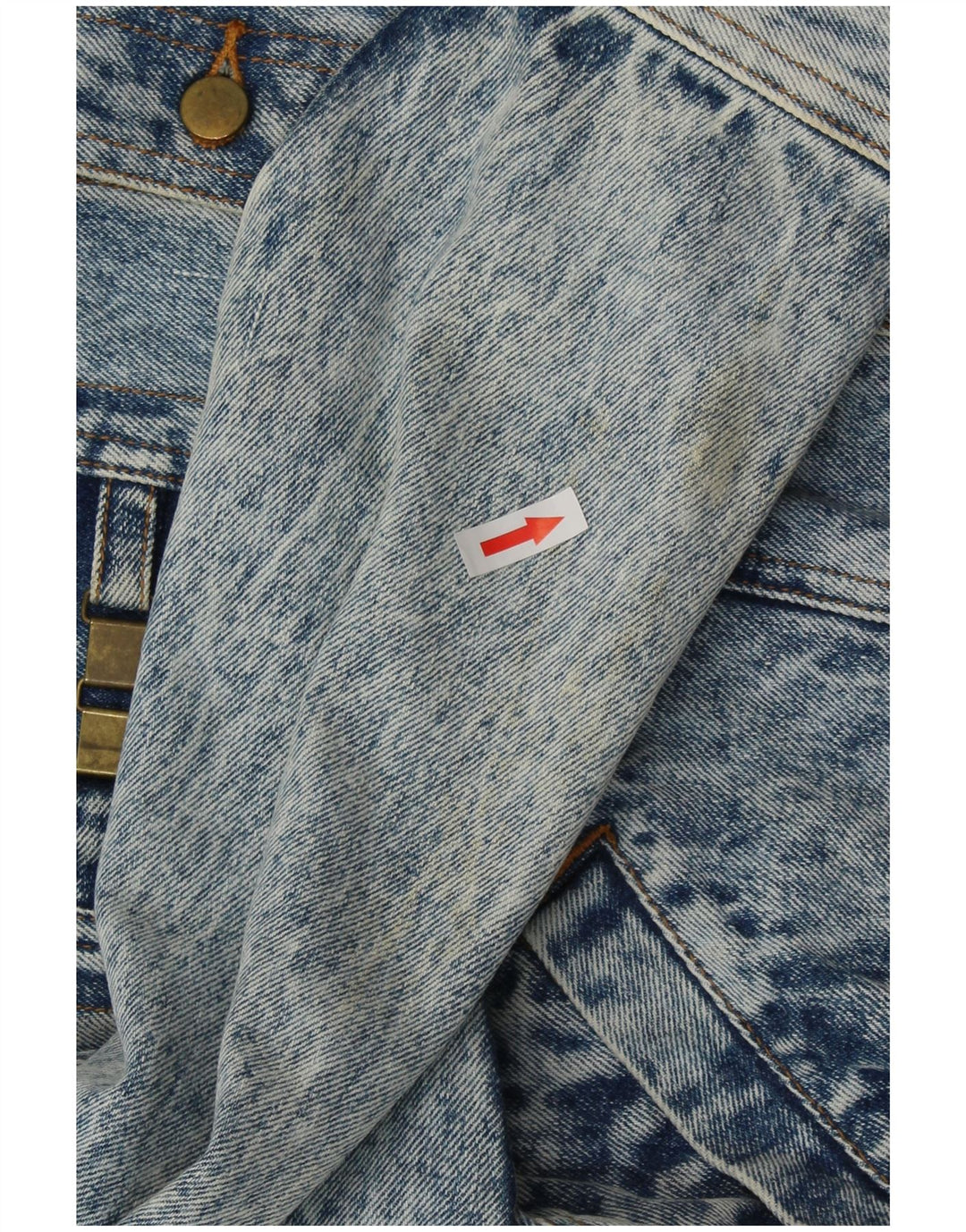 VINTAGE Chaqueta vaquera para hombre Reino Unido 42 XL Azul