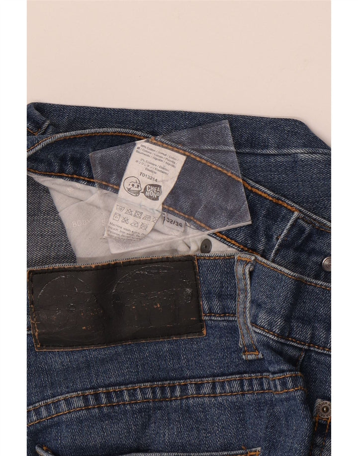 CHEAP MONDAY Vaqueros ajustados para hombre W32 L34 Algodón azul