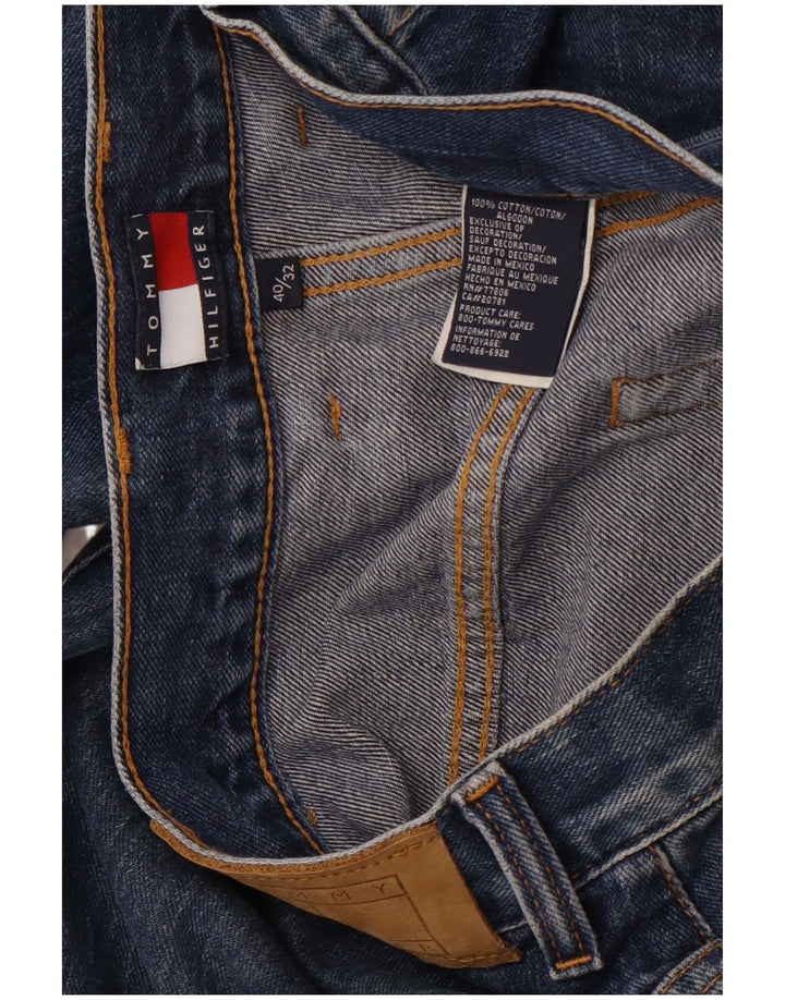 TOMMY HILFIGER Vaqueros rectos para hombre W40 L32 Algodón azul