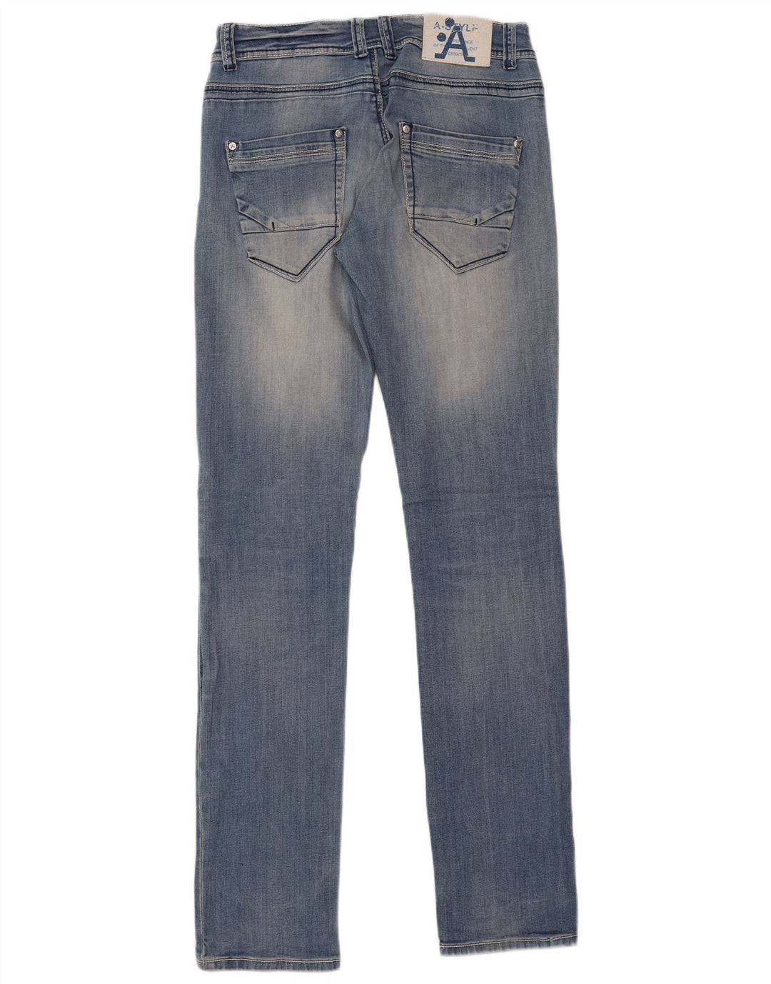 Vaqueros ajustados para mujer A-Style IT 46 Large W33 L36 Algodón azul