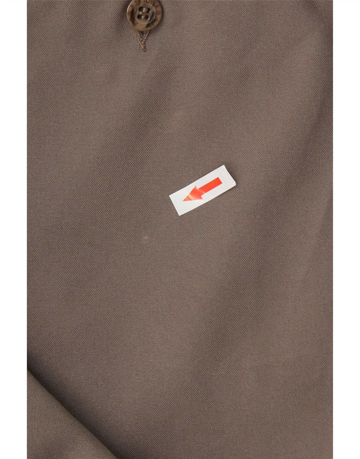 Farah Mens Tapered Chino Pantalones W38 L27 Marrón Poliéster