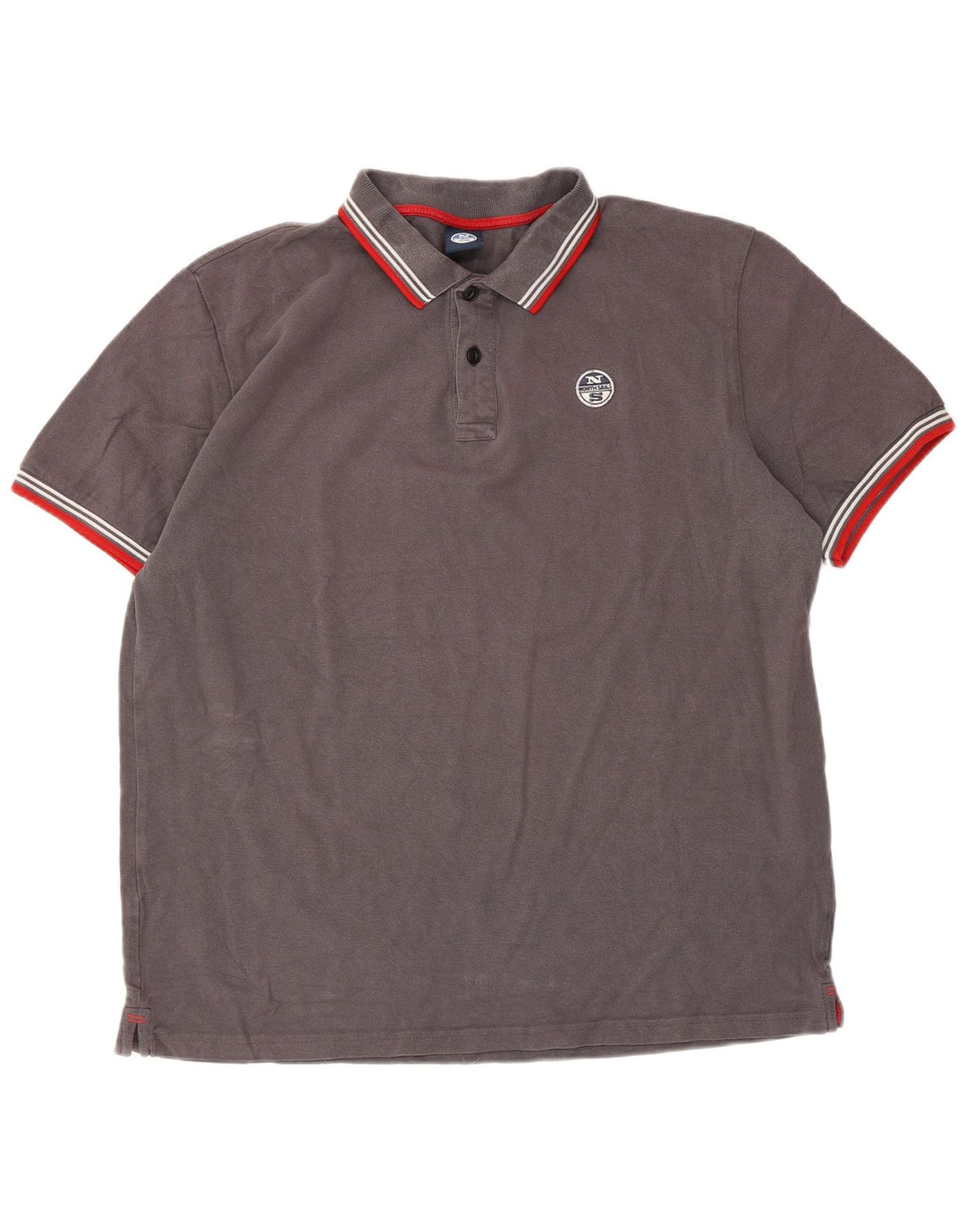 Polo North Sails Hombre XL Algodón Gris