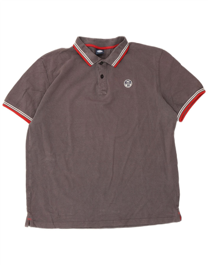 Polo North Sails Hombre XL Algodón Gris