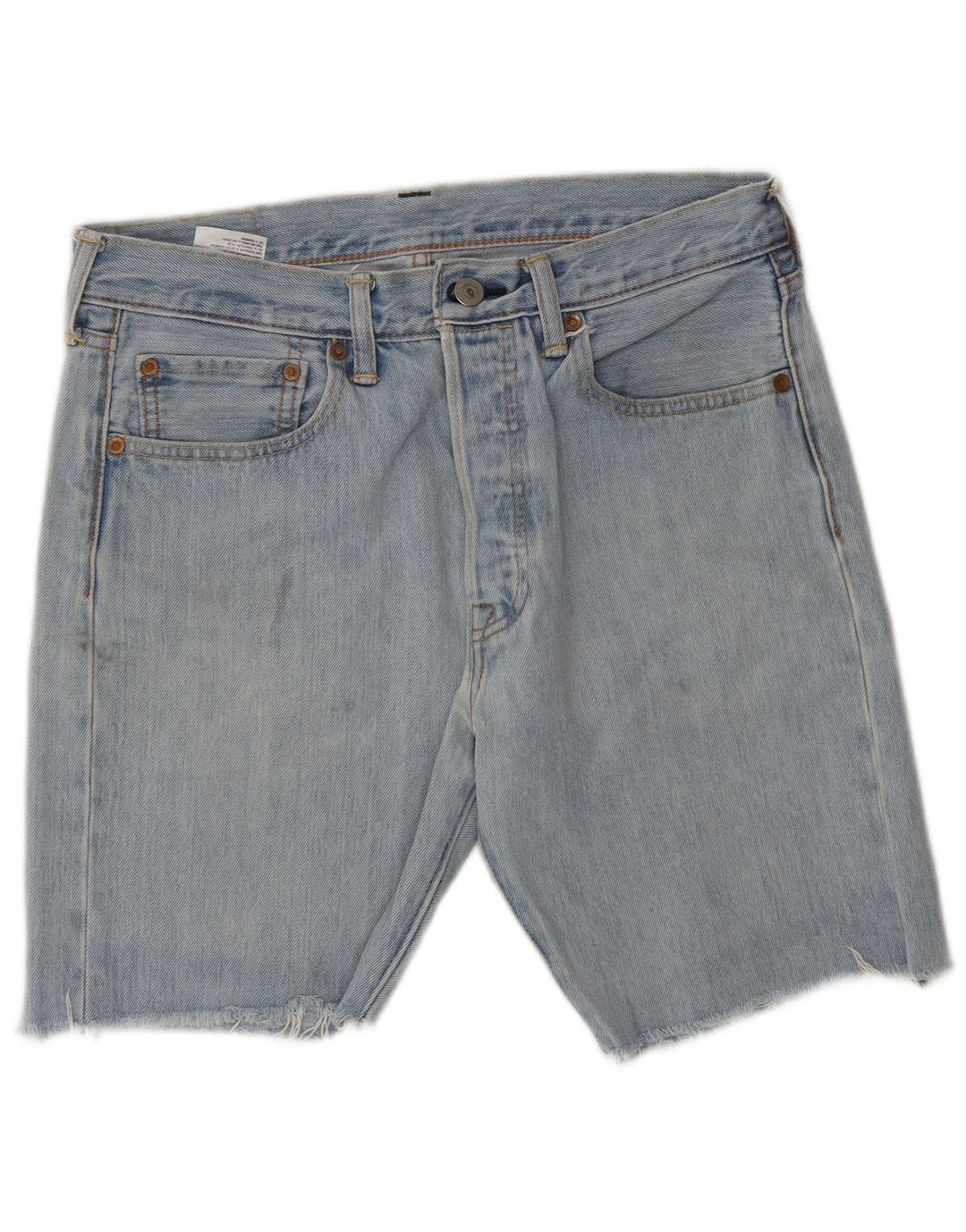 Levi's Mens 501 Shorts De Mezclilla W31 Algodón Azul Medio