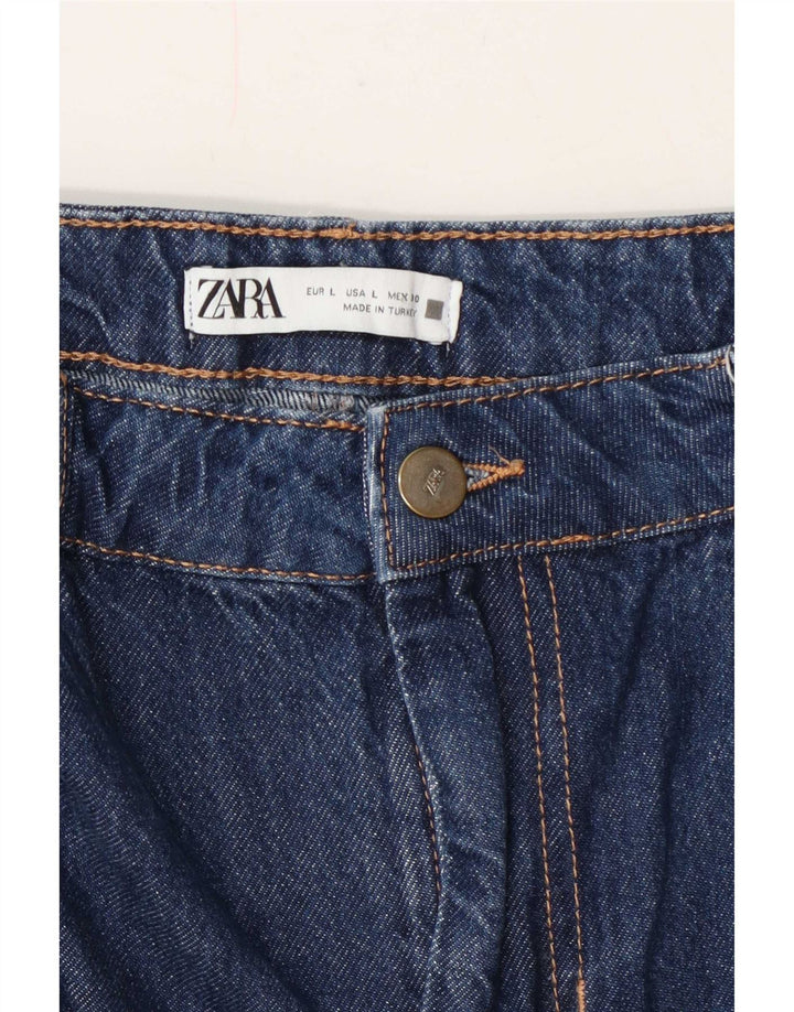 Zara Mujer Falda Vaquera Grande W30 Azul