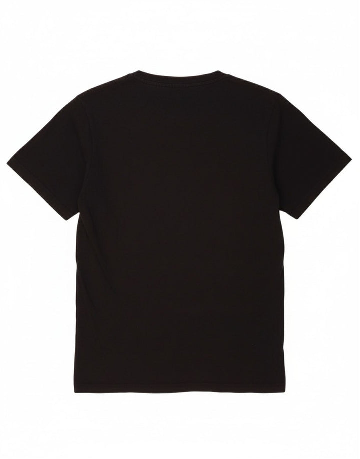 CHAMPION Mens Graphic T-Shirt Top Large Black Cotton
