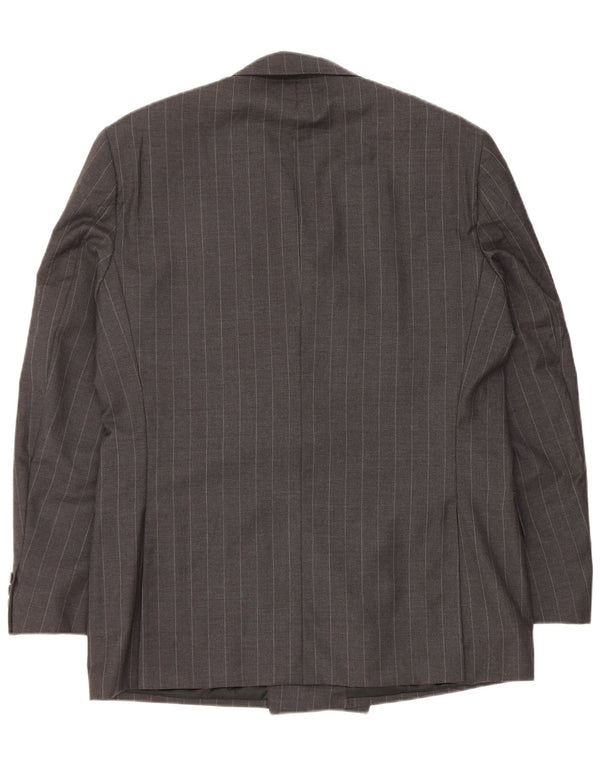 Ermenegildo Zegna Chaqueta Blazer para Hombre Talla 54 XL Gris Rayas
