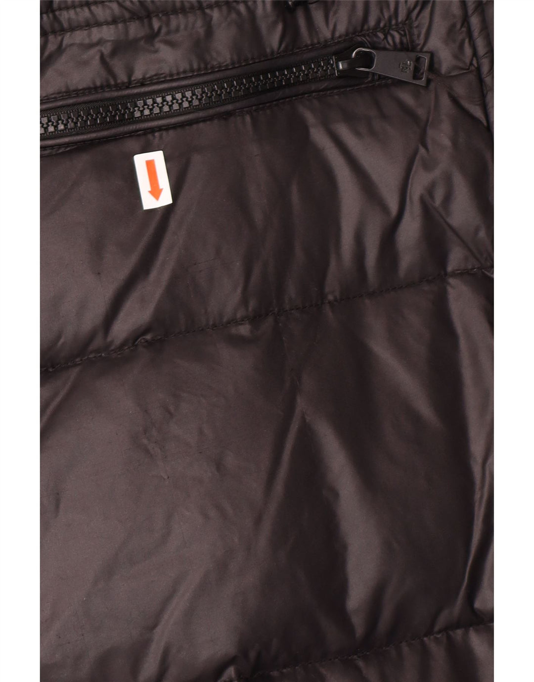 POLO RALPH LAUREN Abrigo acolchado con capucha para mujer UK 6 XS Negro Nylon Invierno