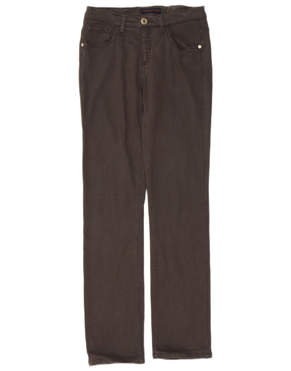 Pantalón Mujer Trussardi Jeans Rectos Casual W27 L31 Lyocell Marrón