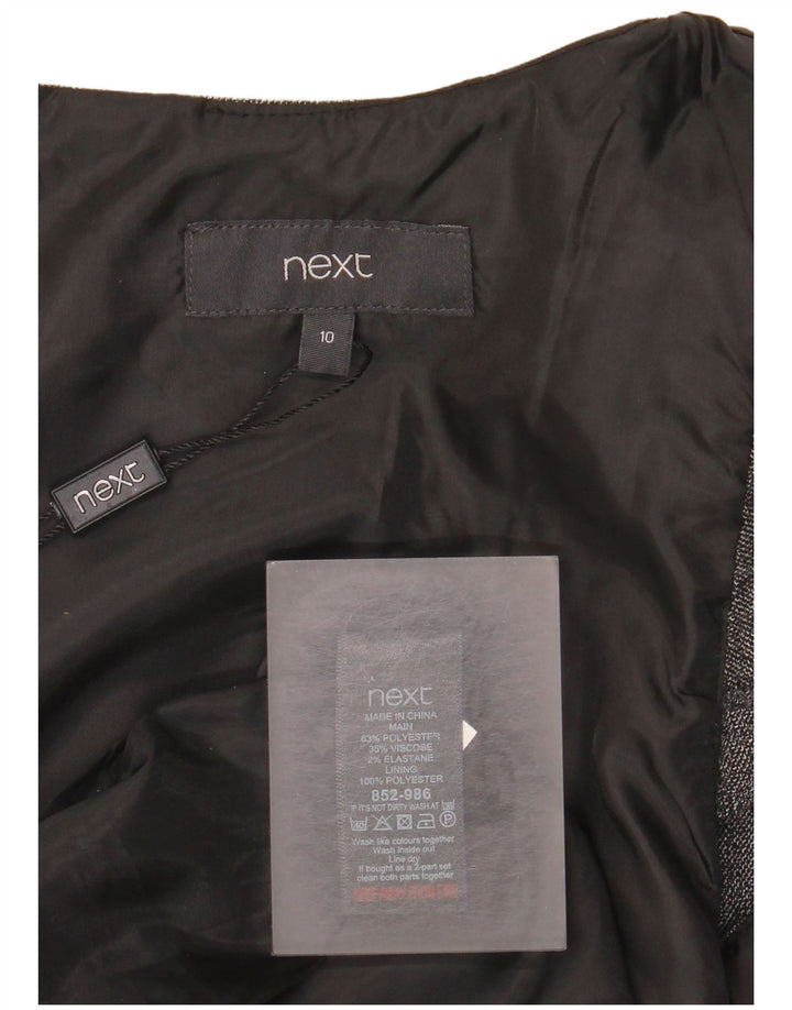 Next Vestido con cintura caída para mujer UK 40 Pequeño Poliéster gris