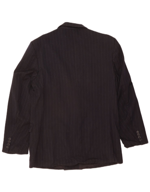 Pierre Cardin Chaqueta tipo blazer con doble botonadura para hombre UK 40 Large Black