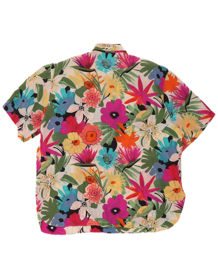 Calbros Camisa tipo jersey de manga corta para mujer IT 44 Medium Multicolor