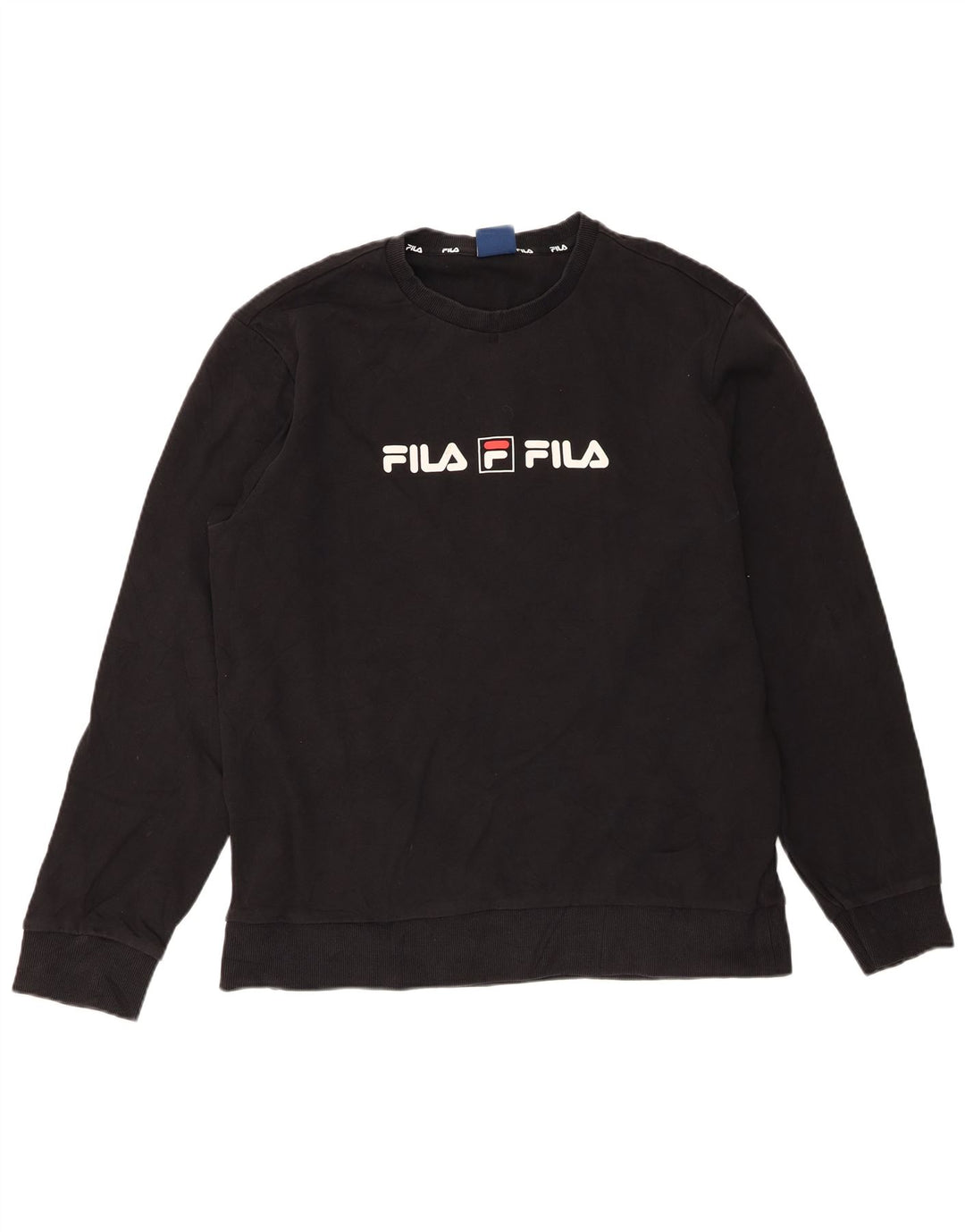 Fila Sudadera gráfica para hombre Jumper 2XL Negro
