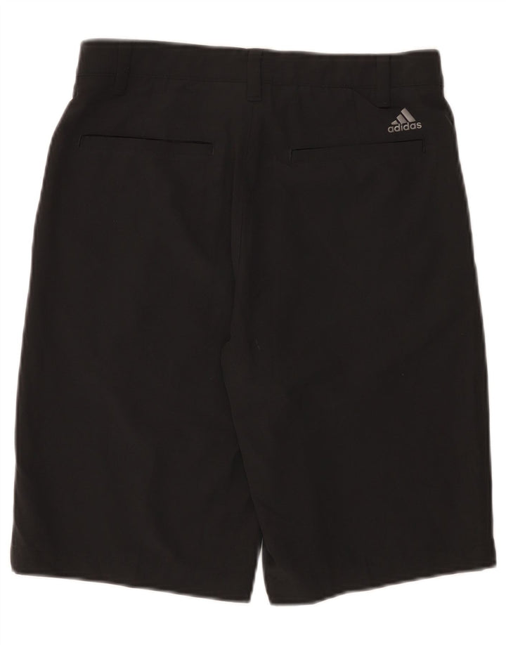 Adidas Mens Chino Shorts W28 Pequeño Poliéster Negro
