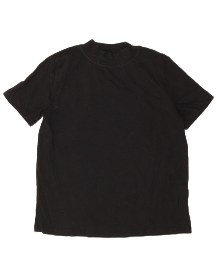 Zara Mujer Camiseta Top UK 10 Small Negro