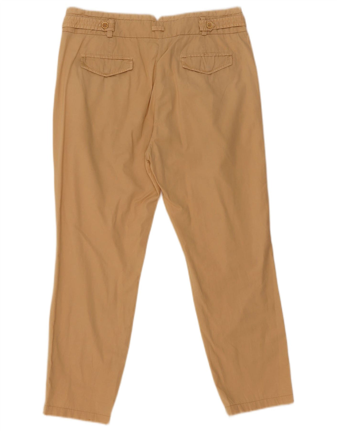 Massimo Dutti Pantalón Cropped Mujer EU 40 Medium W30 L25 Beige