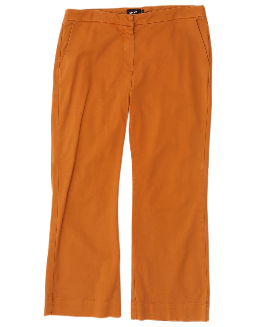 Marella Mujer EMME Pantalón Chino Bootcut W30 L26 Naranja