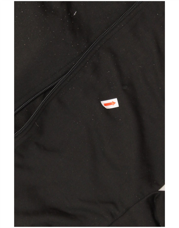 PUMA Chaqueta de chándal para mujer UK 8 Small Black Colourblock Poliéster