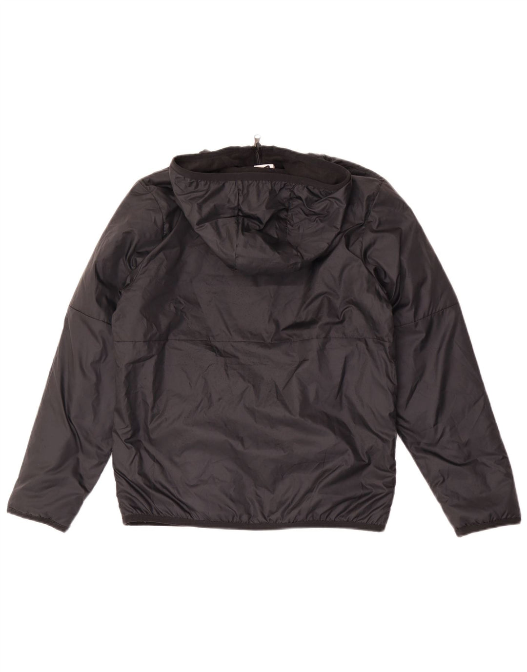 Nike Chaqueta cortavientos con capucha para niños 12-13 años Mediana Negro Poliéster