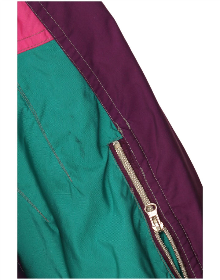 Colmar Chaqueta de esquí extragrande con gráfico para hombre IT 56 XL Bloque de color verde
