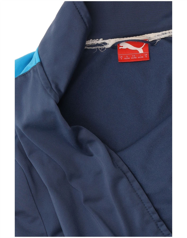 Puma Chaqueta de chándal para hombre, talla pequeña, color azul marino