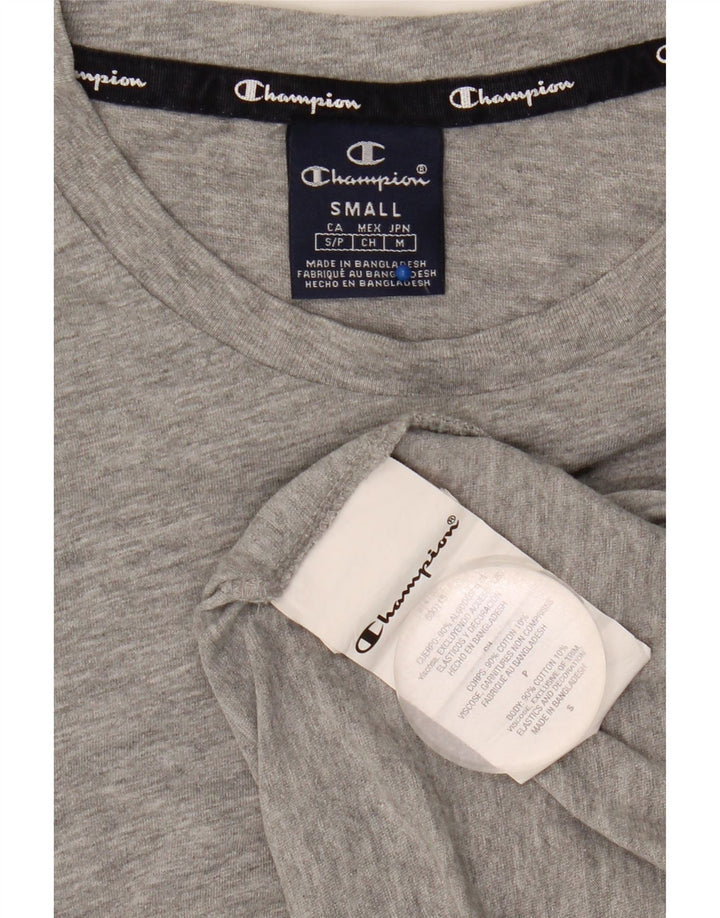 Champion Camiseta Hombre Top Small Gris Algodón