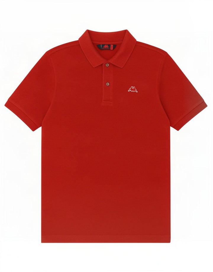 Kappa Polo Hombre Small Rojo Algodón