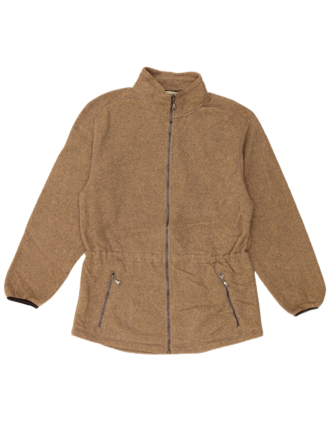 EDDIE BAUER Chaqueta polar para mujer UK 40 Poliéster marrón medio