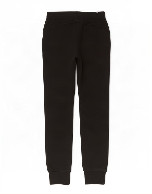 Puma Mujer Chándal Pantalones Joggers UK 8 Pequeño Algodón Negro