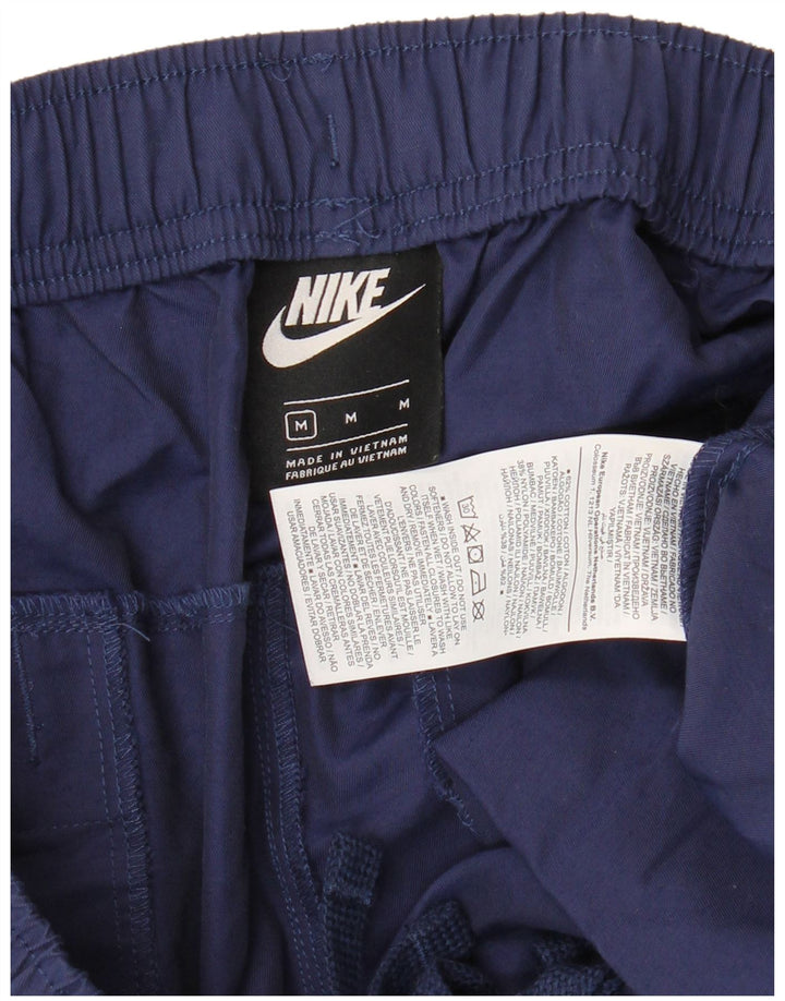 Pantalón De Chándal Nike Cargo Hombre Azul Marino Medio Algodón