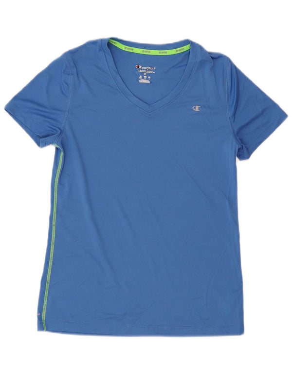 CHAMPION Camiseta para mujer Top UK 44 Poliéster azul medio