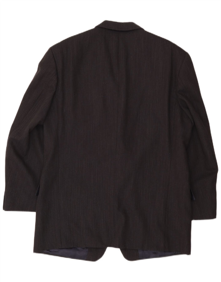 Daniel Hechter Chaqueta tipo blazer de 3 botones para hombre UK 40 Large Azul marino Lana virgen