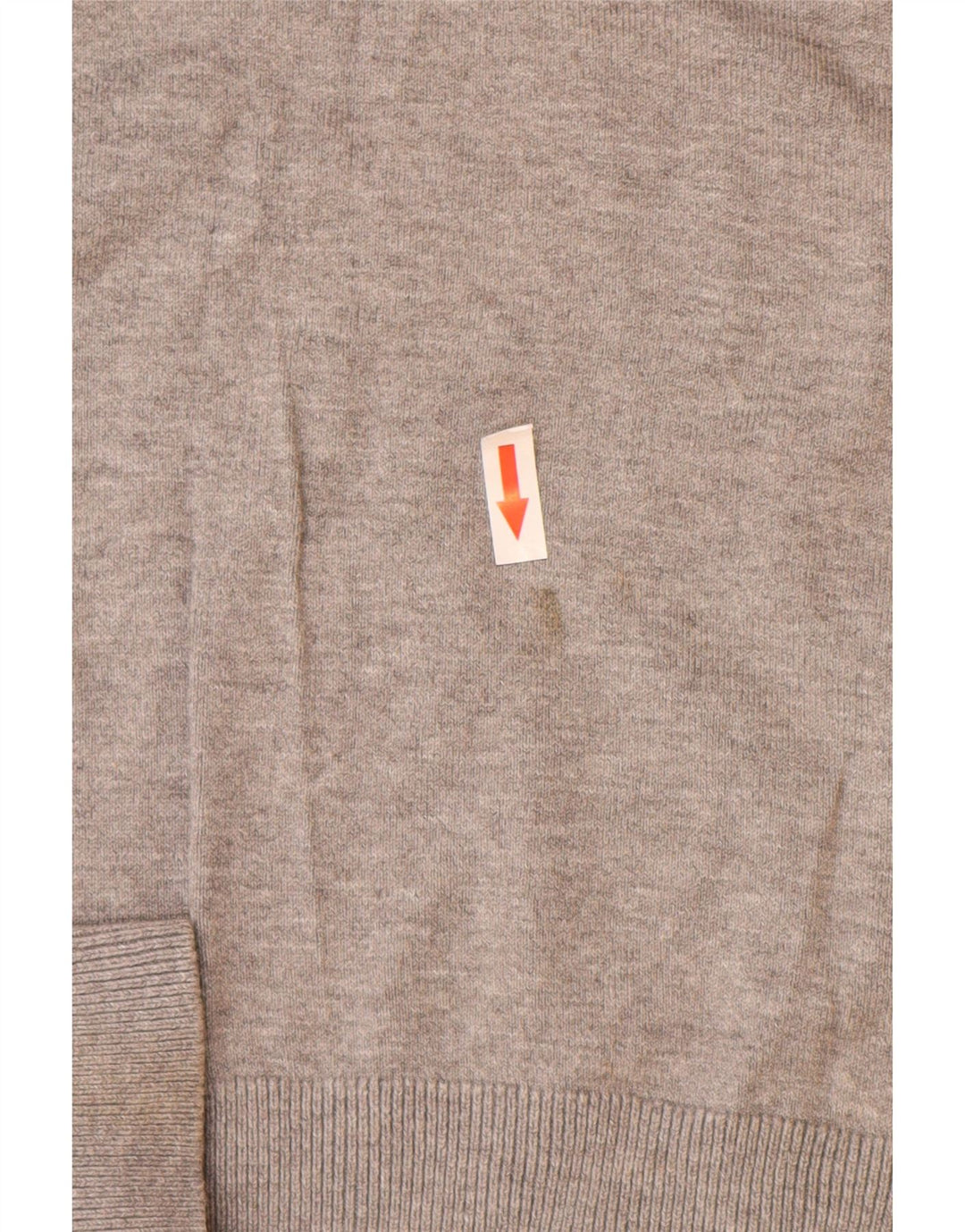 Marks & Spencer Suéter tipo jersey con cuello en V autógrafo para mujer UK 44 Gris medio