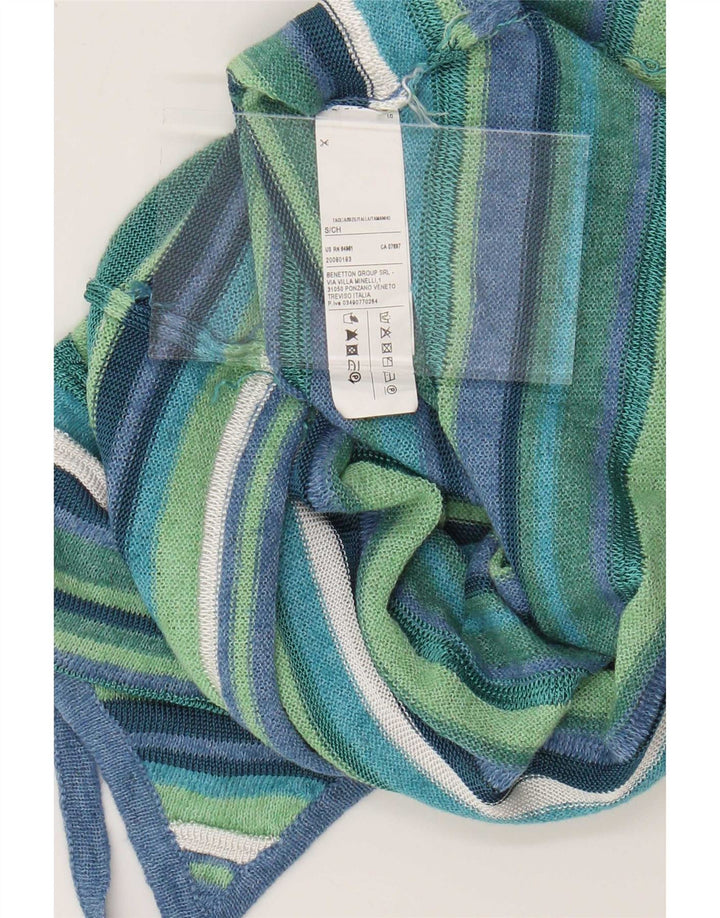 Benetton Top Cami Mujer ES 40 Small Viscosa De Rayas Multicolor
