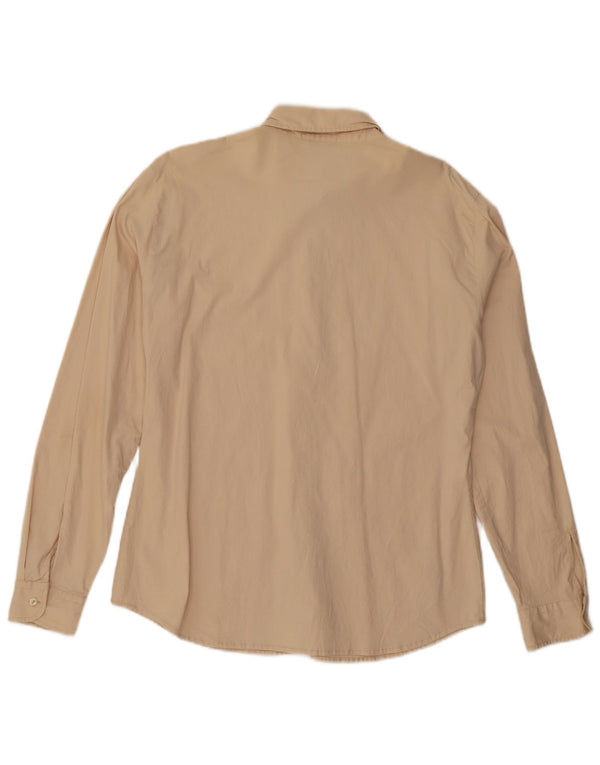 Camisa Benetton Mujer ES 46 Grande Beige