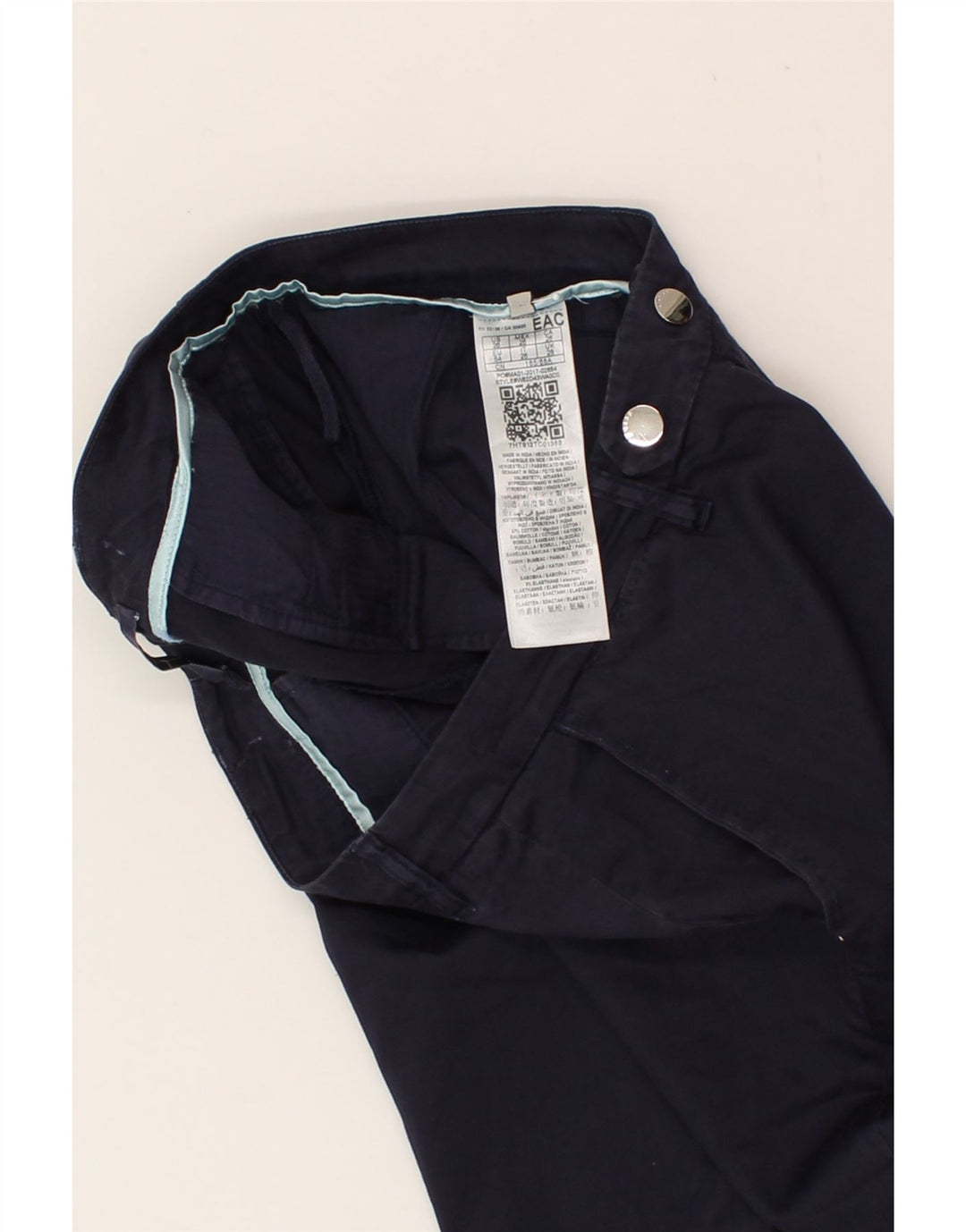 GUESS Womens Chino Shorts W28 Medium Navy Blue Cotton Vintage Guess and Second-Hand Guess from Messina Hembry 