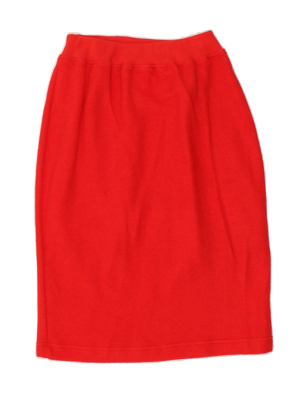 VINTAGE Womens Pencil Skirt Large W32  Red Cotton Vintage Vintage and Second-Hand Vintage from Messina Hembry 