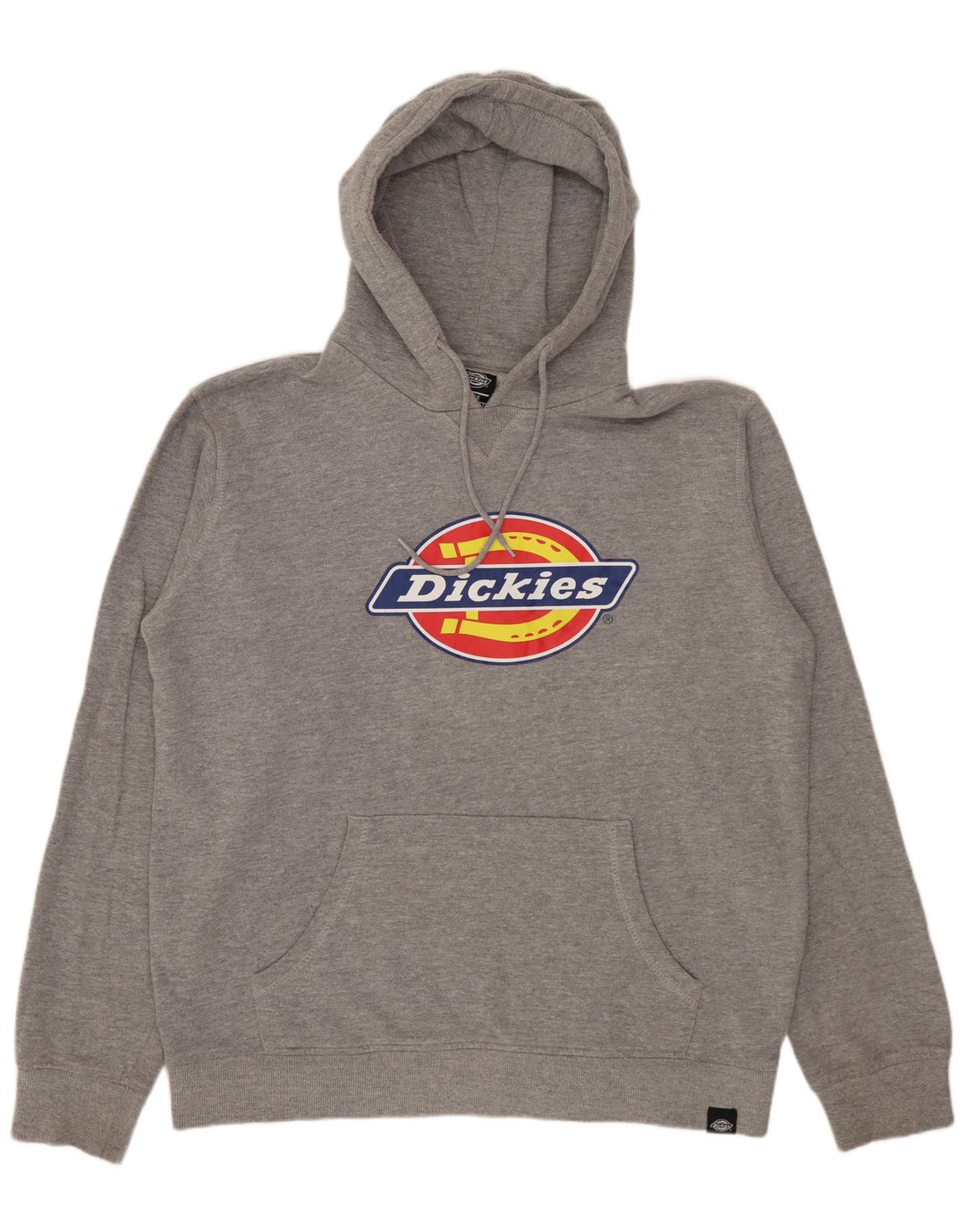 DICKIES Jersey con capucha y gráfico para hombre de algodón gris grande
