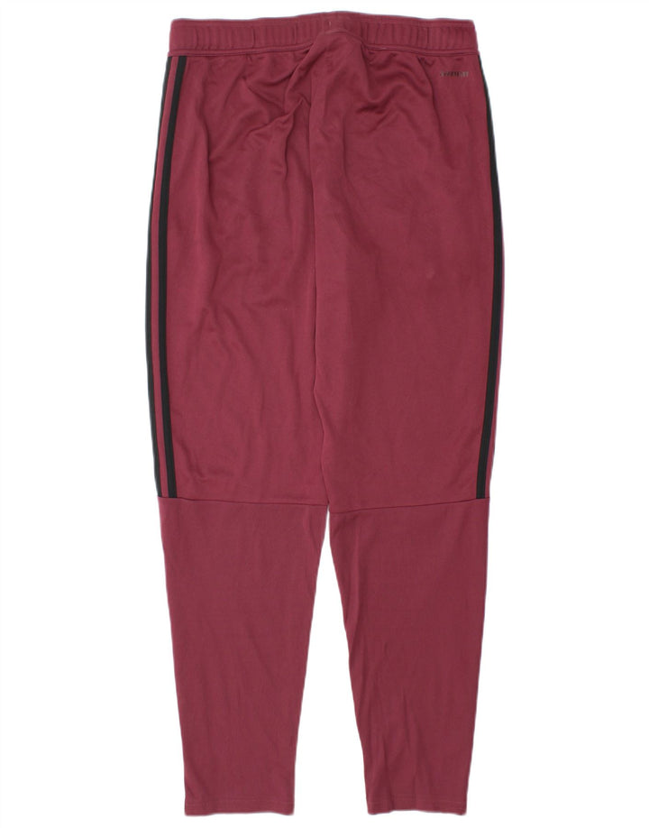 Pantalón De Chándal Adidas Hombre Burdeos Medio Poliéster
